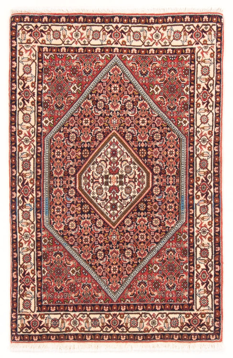 Perzisch tapijt - Bijar - Koninklijk - 127 x 82 cm - rood