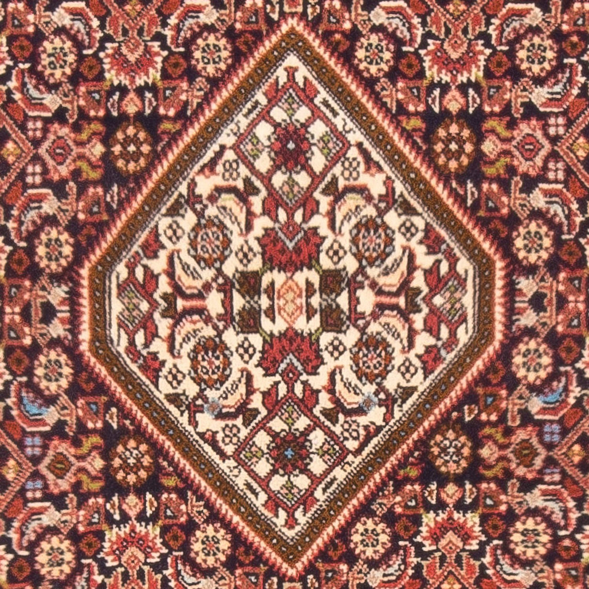 Perzisch tapijt - Bijar - Koninklijk - 127 x 82 cm - rood