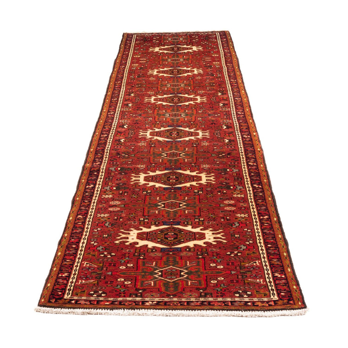 Loper Perzisch Tapijt - Nomadisch - 314 x 80 cm - rood