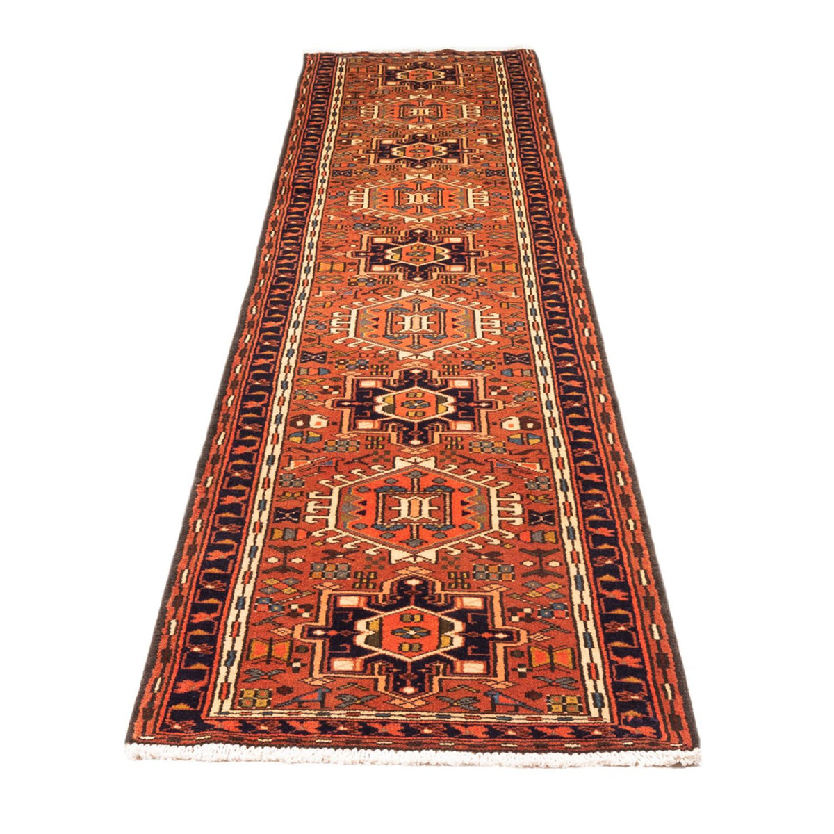 Loper Perzisch Tapijt - Nomadisch - 306 x 68 cm - rood