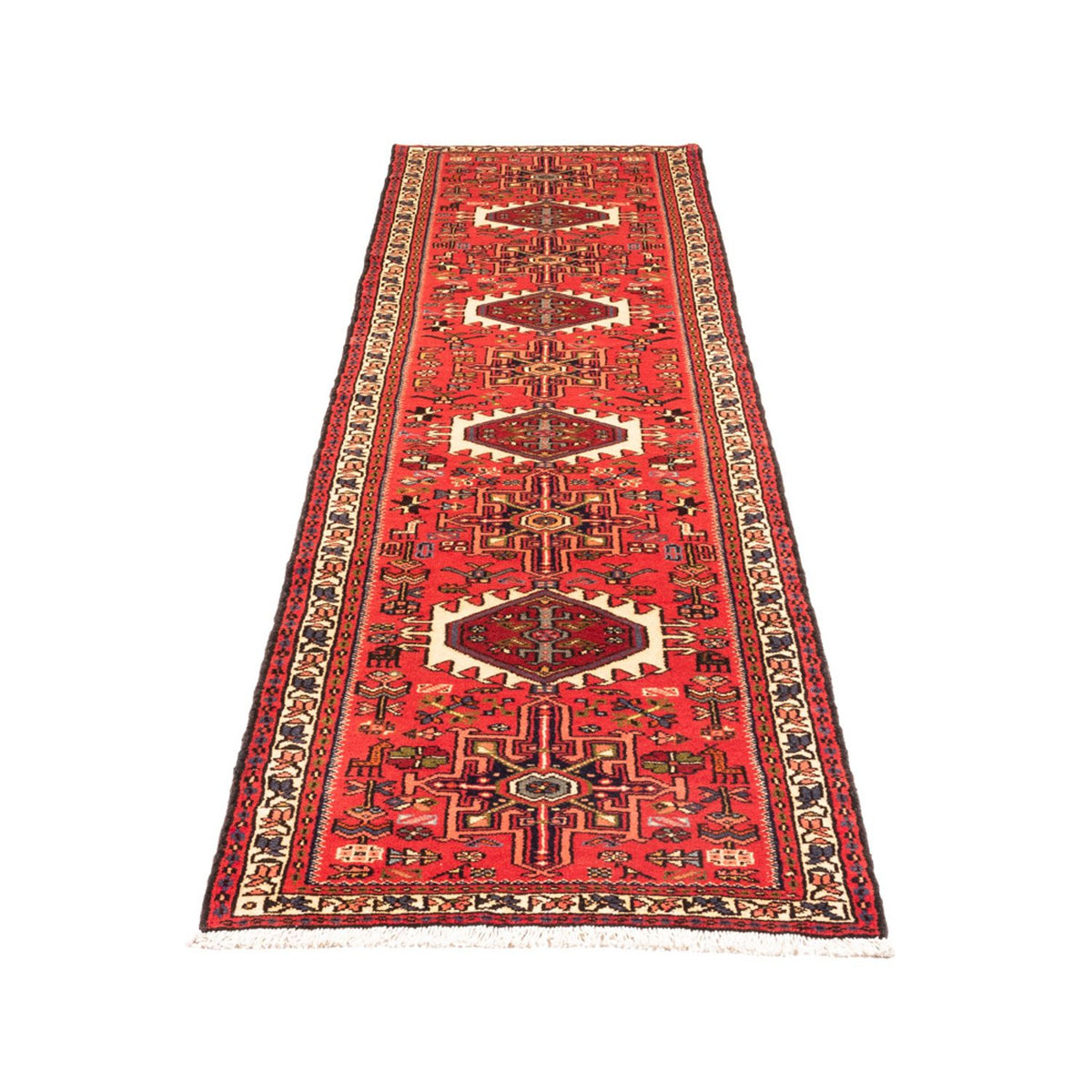 Loper Perzisch Tapijt - Nomadisch - 286 x 70 cm - rood