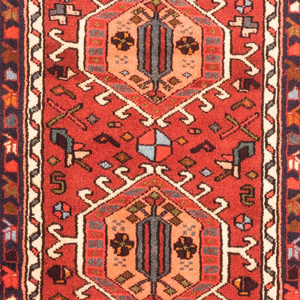 Loper Perzisch Tapijt - Nomadisch - 276 x 75 cm - rood