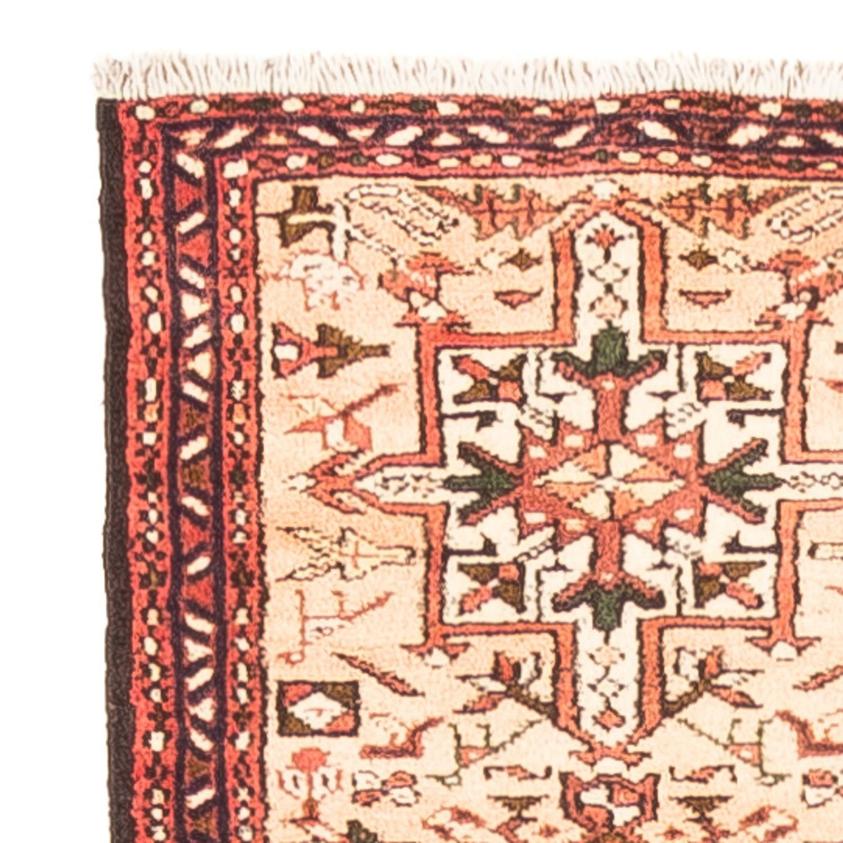 Loper Perzisch Tapijt - Nomadisch - 322 x 58 cm - crème