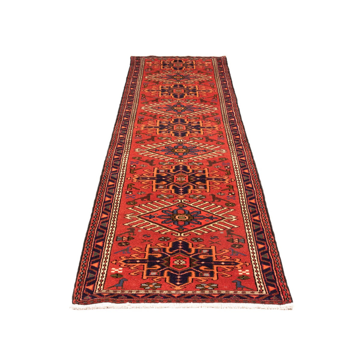 Loper Perzisch Tapijt - Nomadisch - 294 x 70 cm - rood