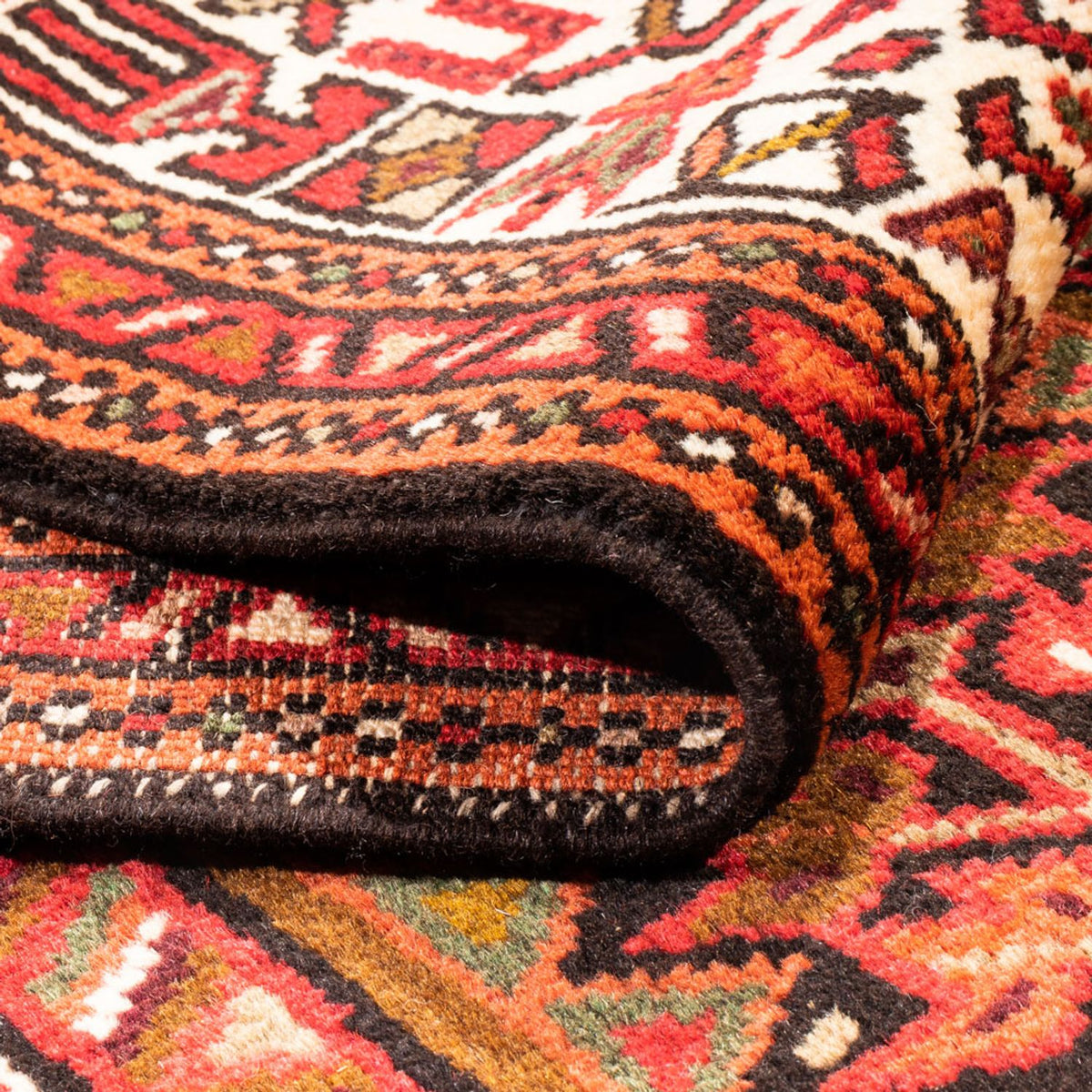 Loper Perzisch Tapijt - Nomadisch - 468 x 74 cm - crème