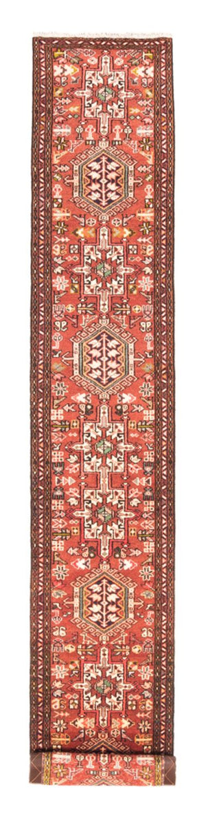 Loper Perzisch Tapijt - Nomadisch - 393 x 62 cm - rood