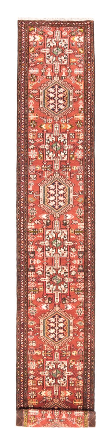 Loper Perzisch Tapijt - Nomadisch - 393 x 62 cm - rood