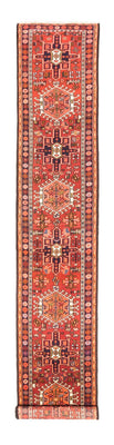 Loper Perzisch Tapijt - Nomadisch - 400 x 70 cm - rood