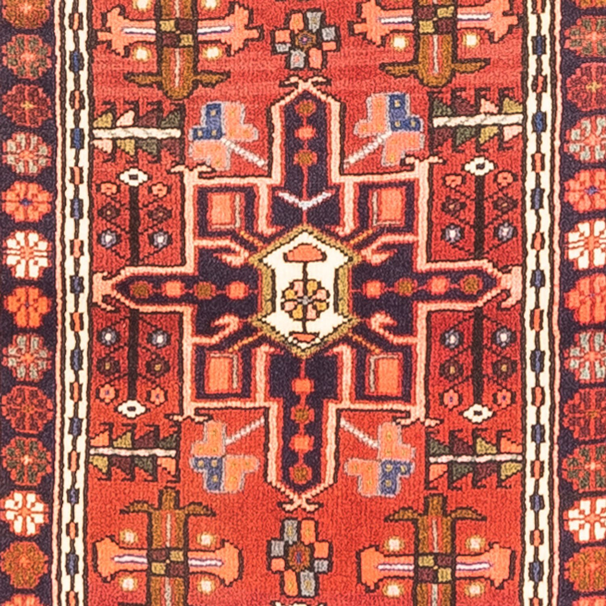 Loper Perzisch Tapijt - Nomadisch - 400 x 70 cm - rood