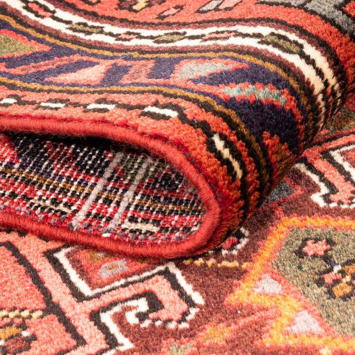 Loper Perzisch Tapijt - Nomadisch - 207 x 61 cm - rood