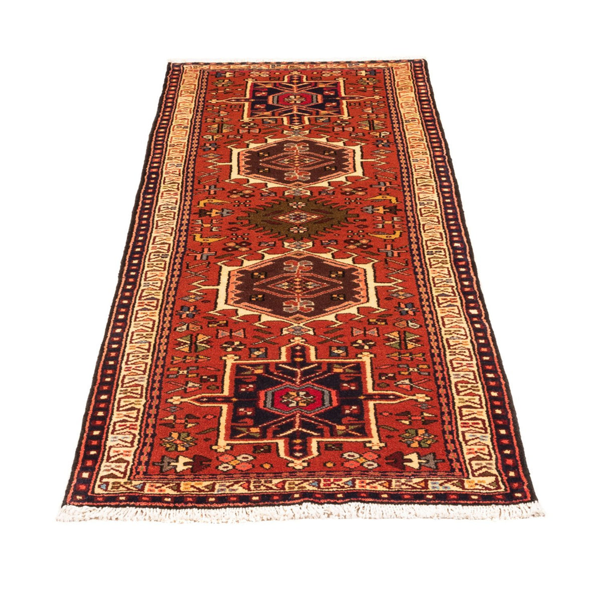 Loper Perzisch Tapijt - Nomadisch - 198 x 65 cm - rood