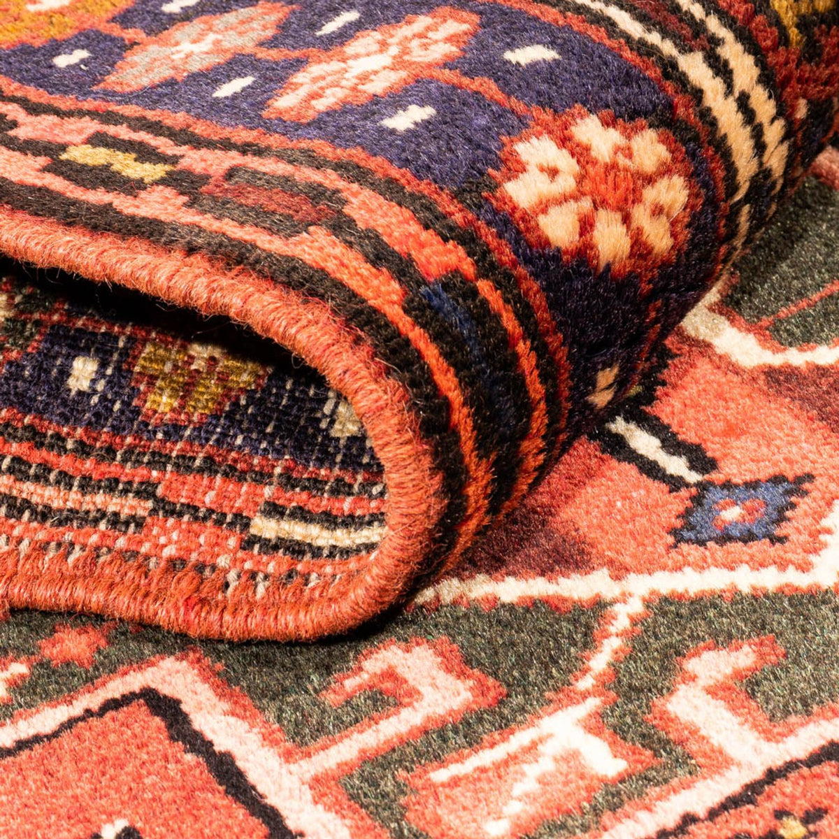 Loper Perzisch Tapijt - Nomadisch - 215 x 64 cm - rood