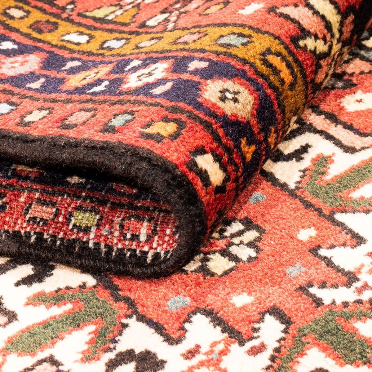 Loper Perzisch Tapijt - Nomadisch - 300 x 70 cm - rood