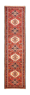 Qaraja Tapijt 75x299cm - Perzisch tapijt - Loper / Rood / 75 x 299 cm Loper