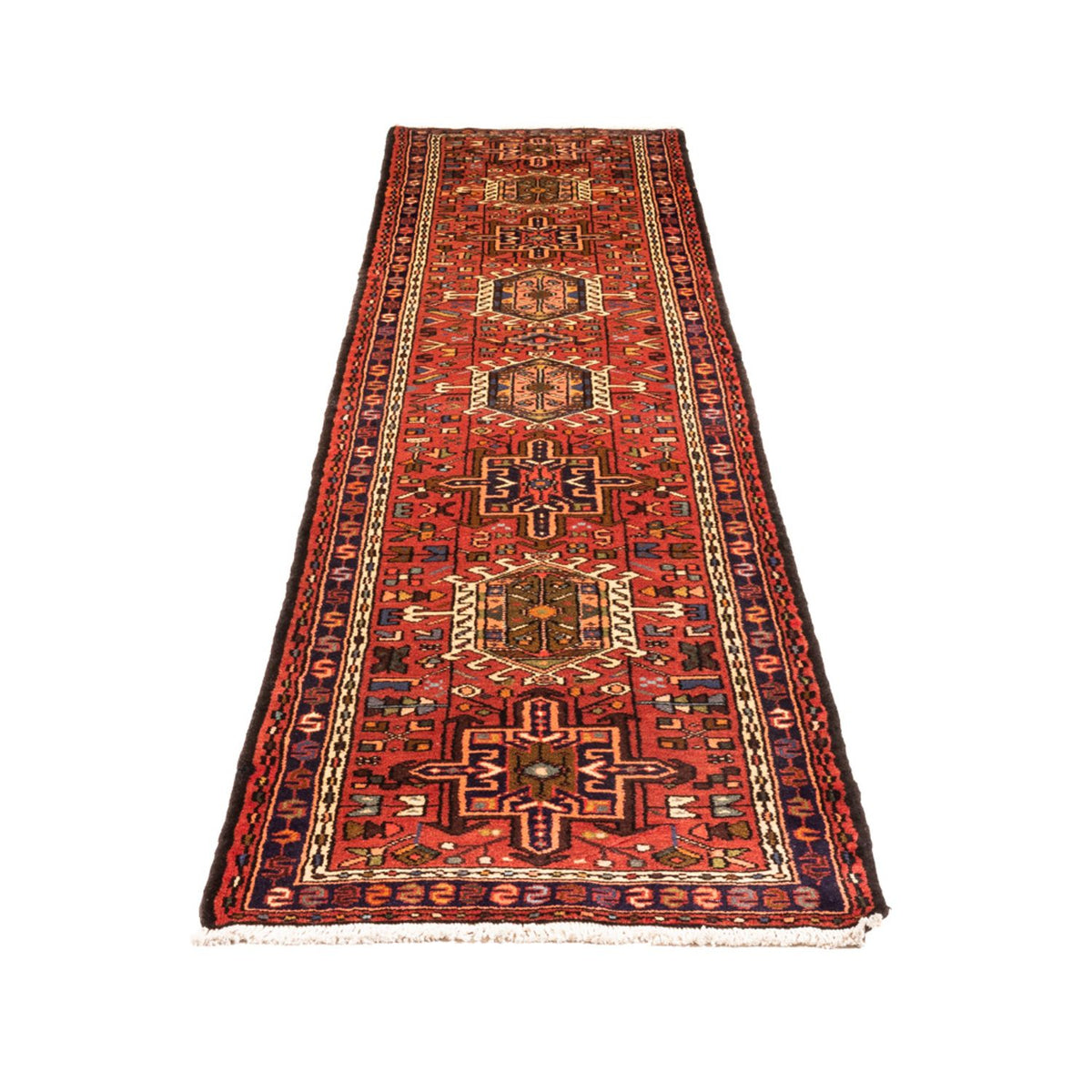 Loper Perzisch Tapijt - Nomadisch - 307 x 67 cm - rood