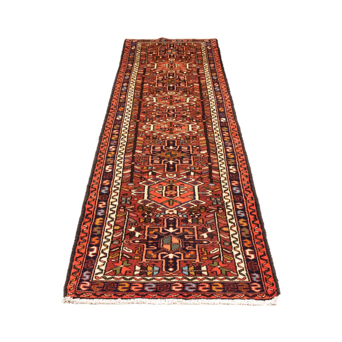 Loper Perzisch Tapijt - Nomadisch - 302 x 70 cm - rood