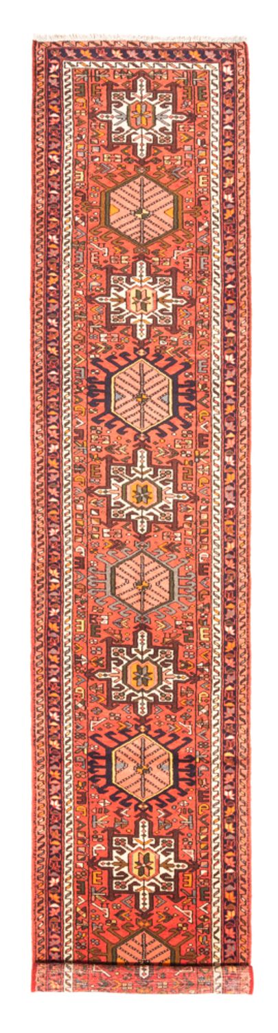 Loper Perzisch Tapijt - Nomadisch - 394 x 73 cm - rood