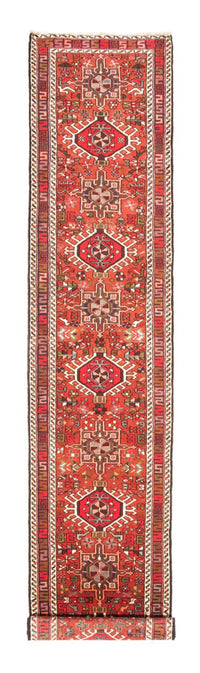 Loper Perzisch Tapijt - Nomadisch - 388 x 80 cm - rood