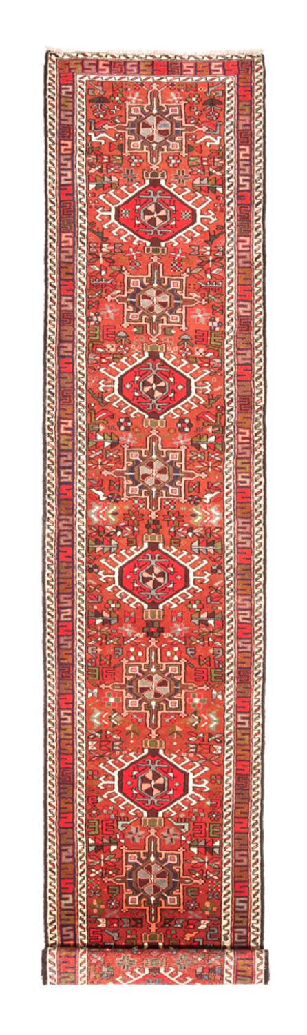 Loper Perzisch Tapijt - Nomadisch - 388 x 80 cm - rood