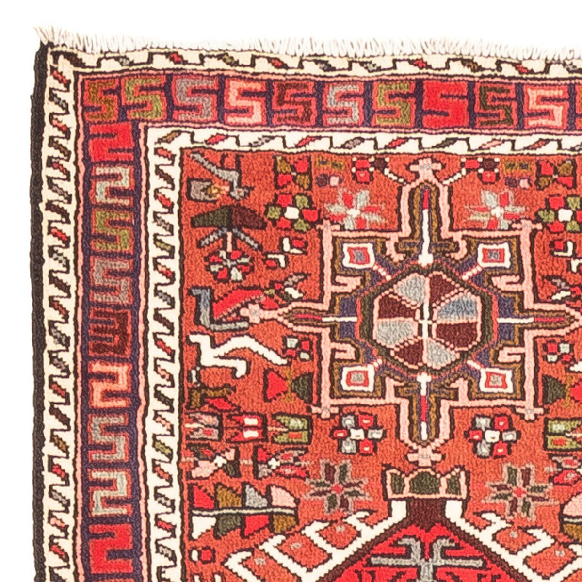 Loper Perzisch Tapijt - Nomadisch - 388 x 80 cm - rood