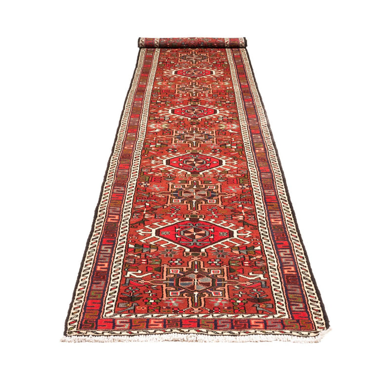 Loper Perzisch Tapijt - Nomadisch - 388 x 80 cm - rood