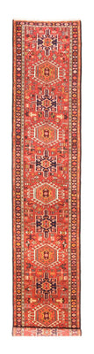 Loper Perzisch Tapijt - Nomadisch - 394 x 80 cm - rood
