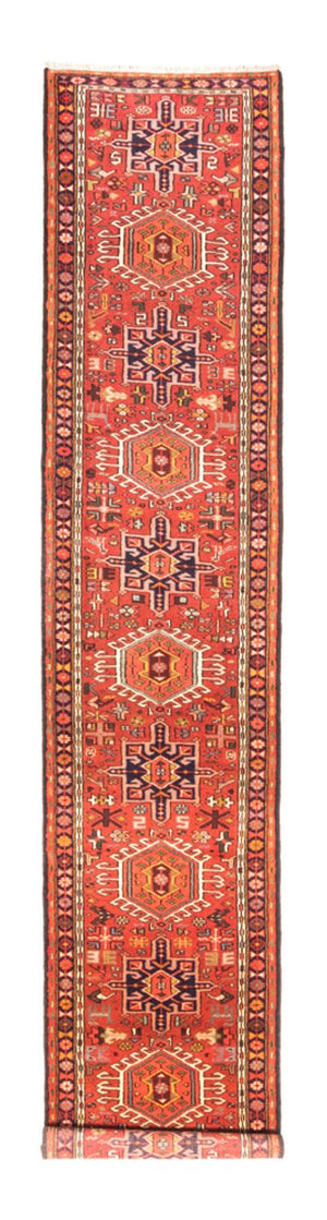 Loper Perzisch Tapijt - Nomadisch - 394 x 80 cm - rood