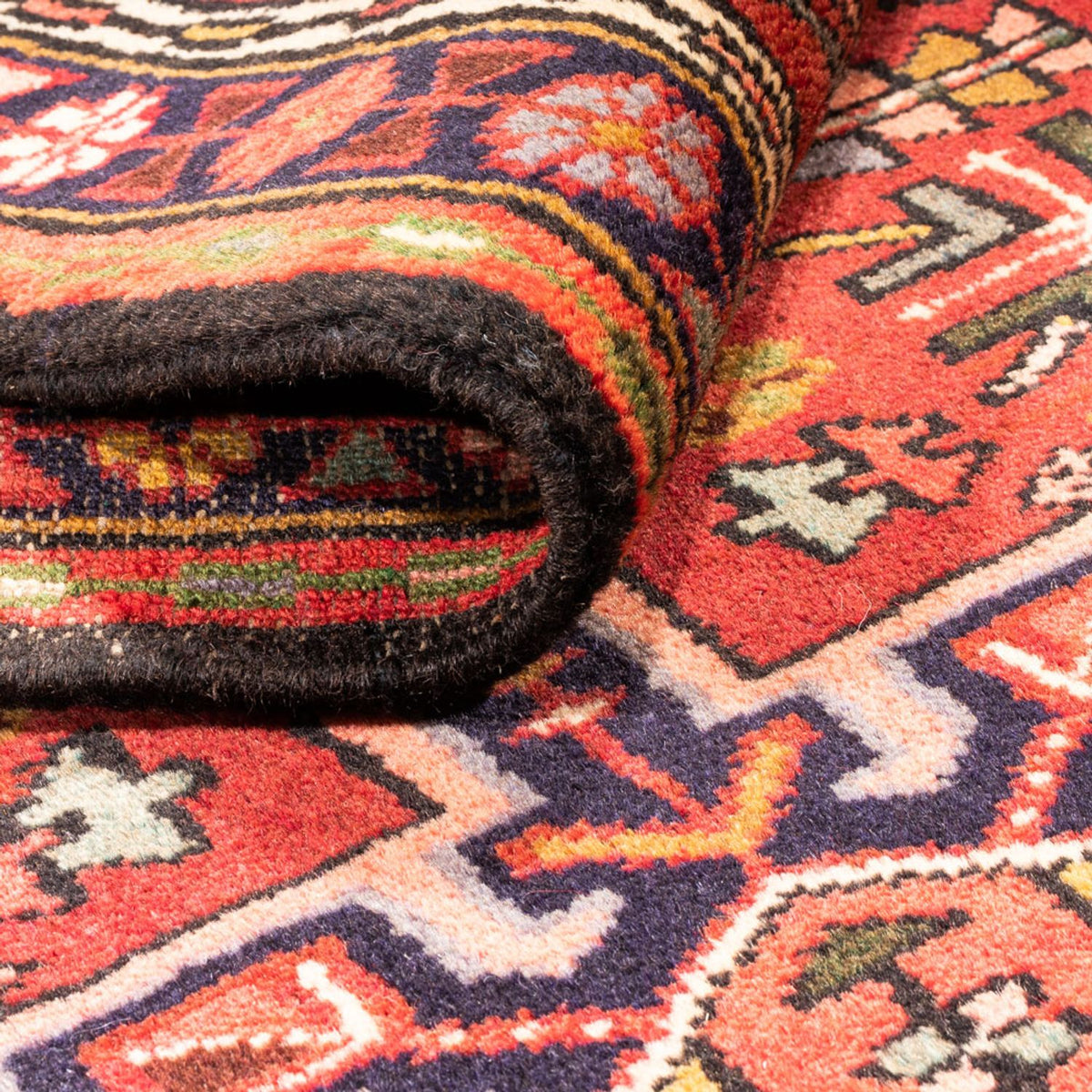 Loper Perzisch Tapijt - Nomadisch - 394 x 80 cm - rood