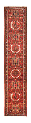 Loper Perzisch Tapijt - Nomadisch - 380 x 74 cm - rood
