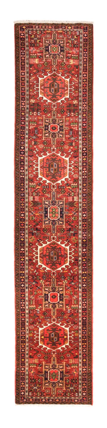 Loper Perzisch Tapijt - Nomadisch - 380 x 74 cm - rood