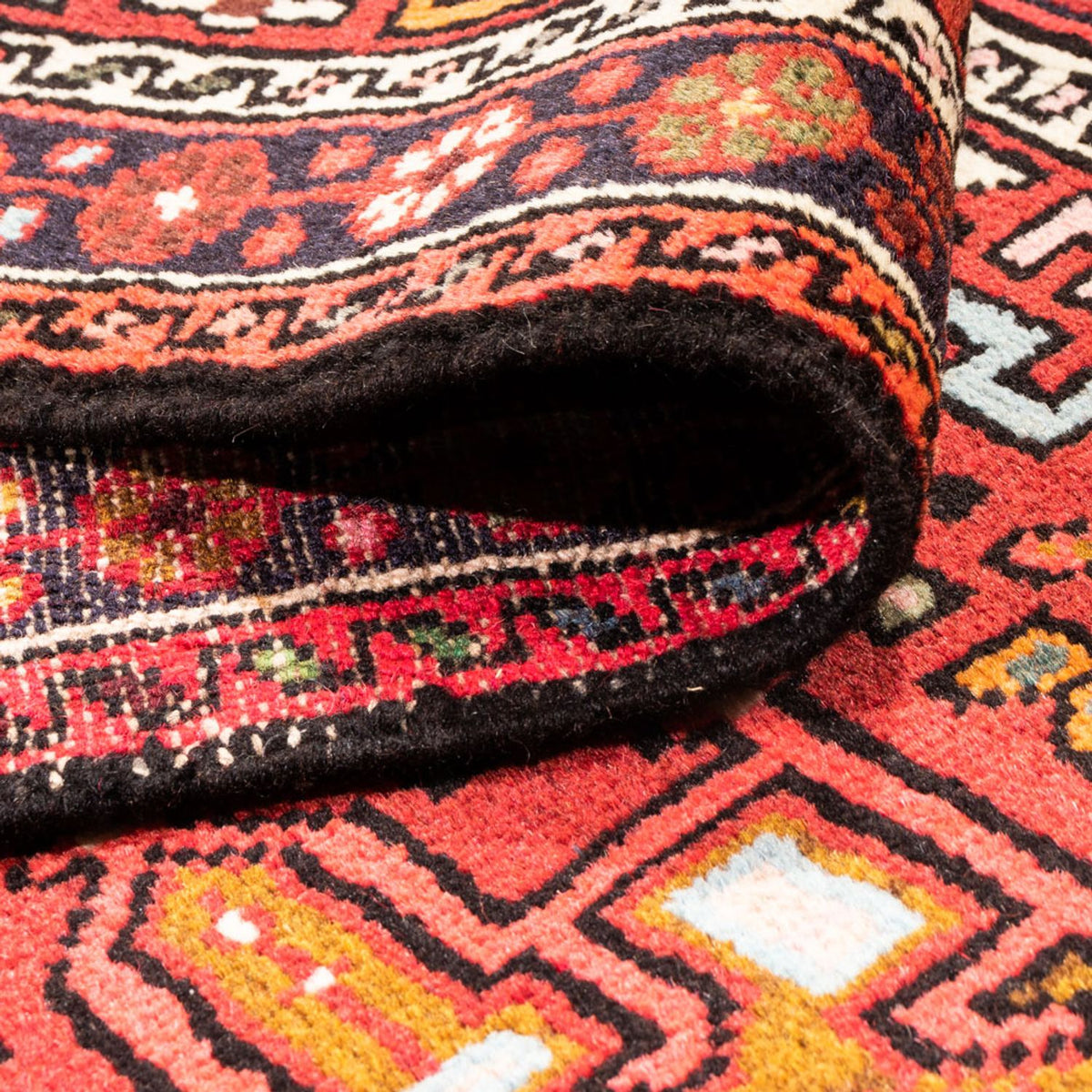 Loper Perzisch Tapijt - Nomadisch - 374 x 76 cm - rood