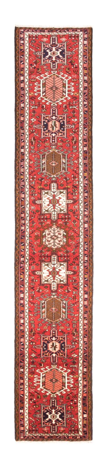 Loper Perzisch Tapijt - Nomadisch - 390 x 70 cm - rood