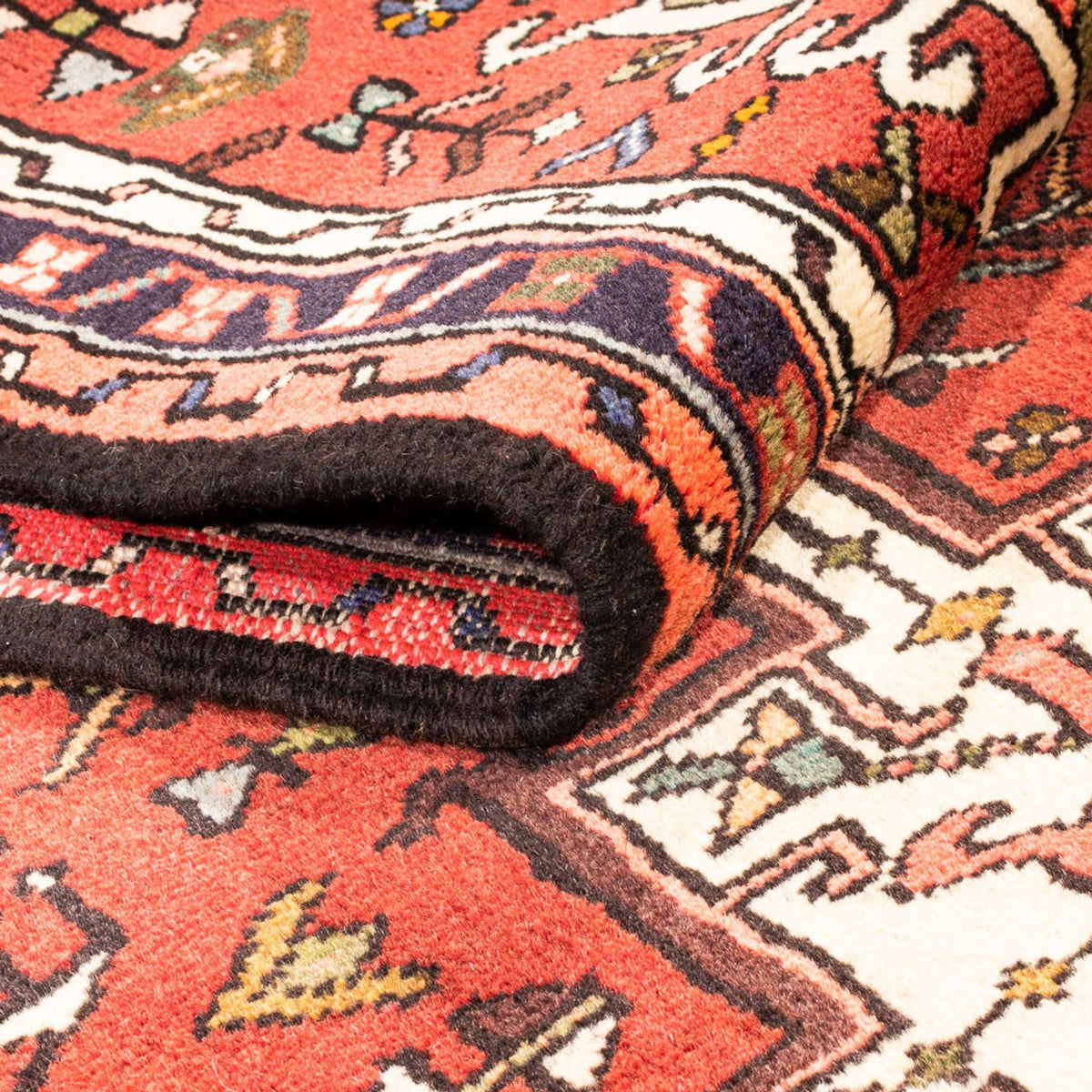 Loper Perzisch Tapijt - Nomadisch - 406 x 73 cm - rood