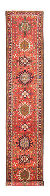 Loper Perzisch Tapijt - Nomadisch - 390 x 70 cm - rood