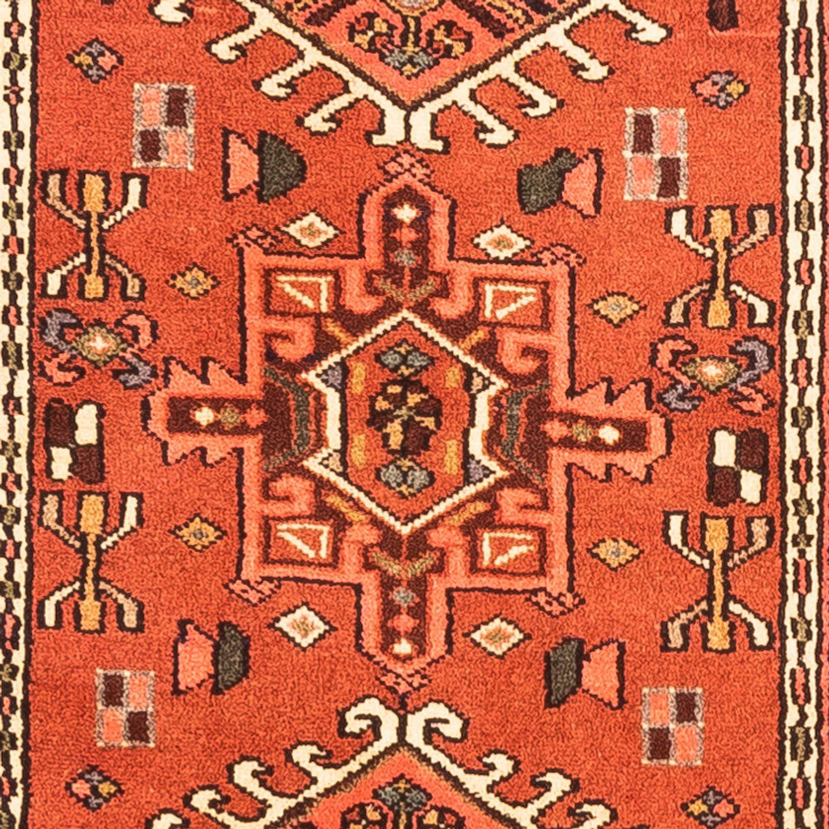 Loper Perzisch Tapijt - Nomadisch - 305 x 70 cm - rood