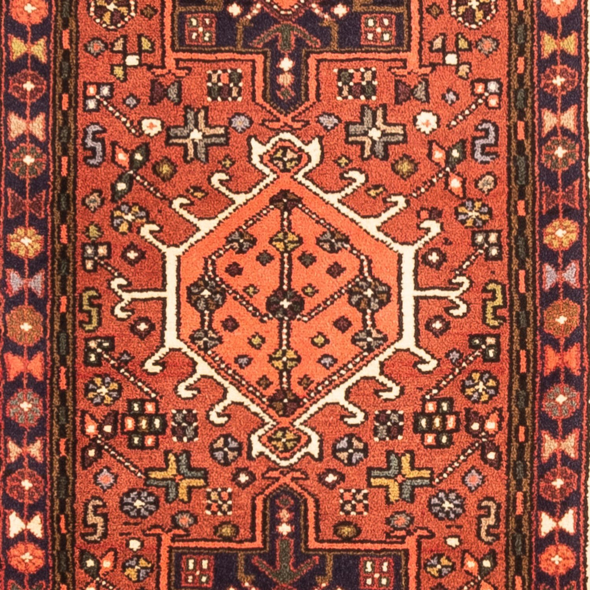 Loper Perzisch Tapijt - Nomadisch - 282 x 68 cm - donkerblauw