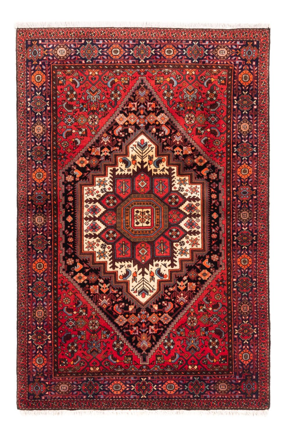 Perzisch Tapijt - Nomadisch - 157 x 106 cm - donkerblauw