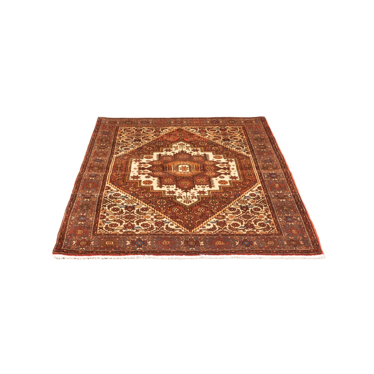 Perzisch tapijt - Keshan - 148 x 100 cm - donker beige