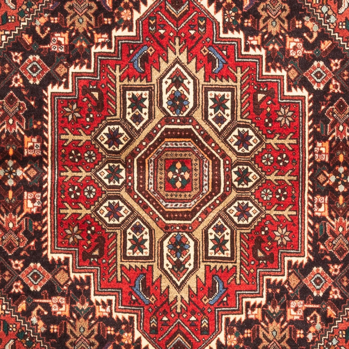 Perzisch Tapijt - Nomadisch - 140 x 102 cm - donkerblauw