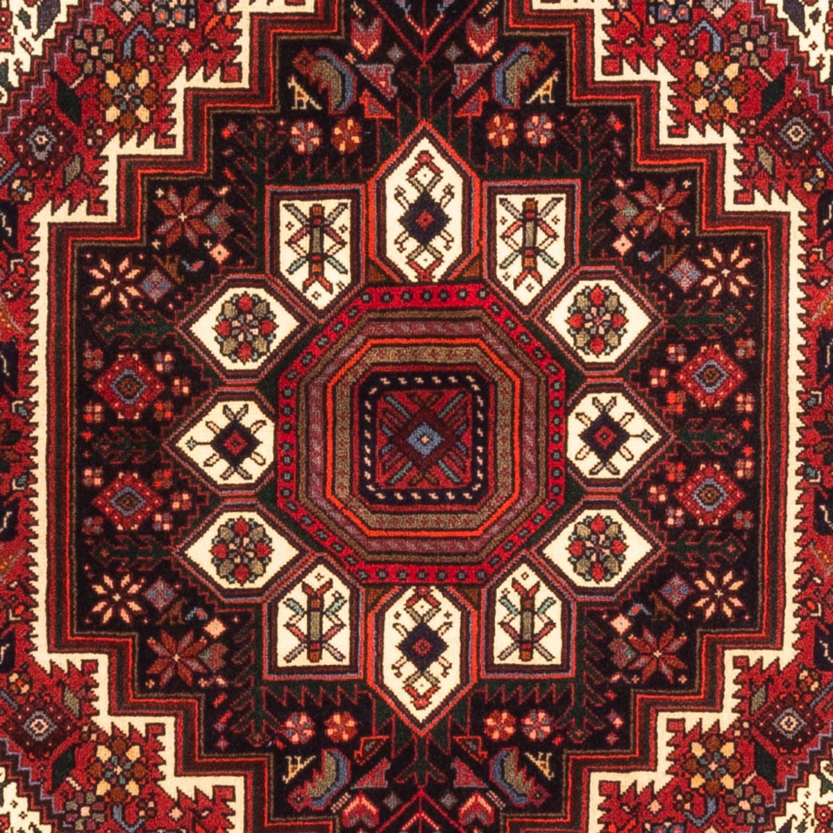 Perzisch Tapijt - Nomadisch - 153 x 103 cm - crème