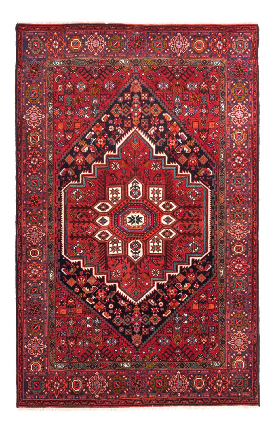 Perzisch Tapijt - Nomadisch - 159 x 110 cm - rood