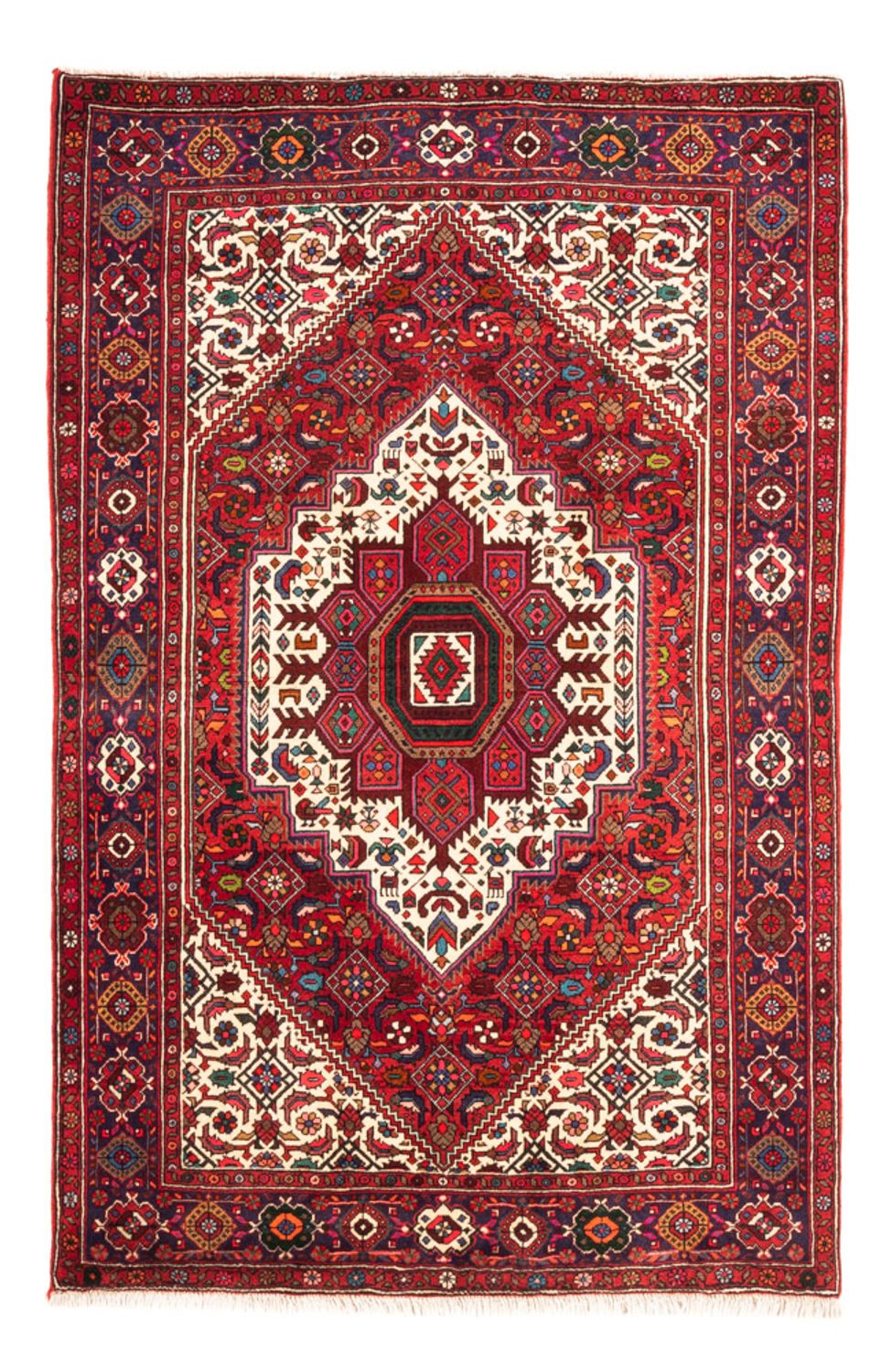 Perzisch Tapijt - Nomadisch - 156 x 108 cm - rood