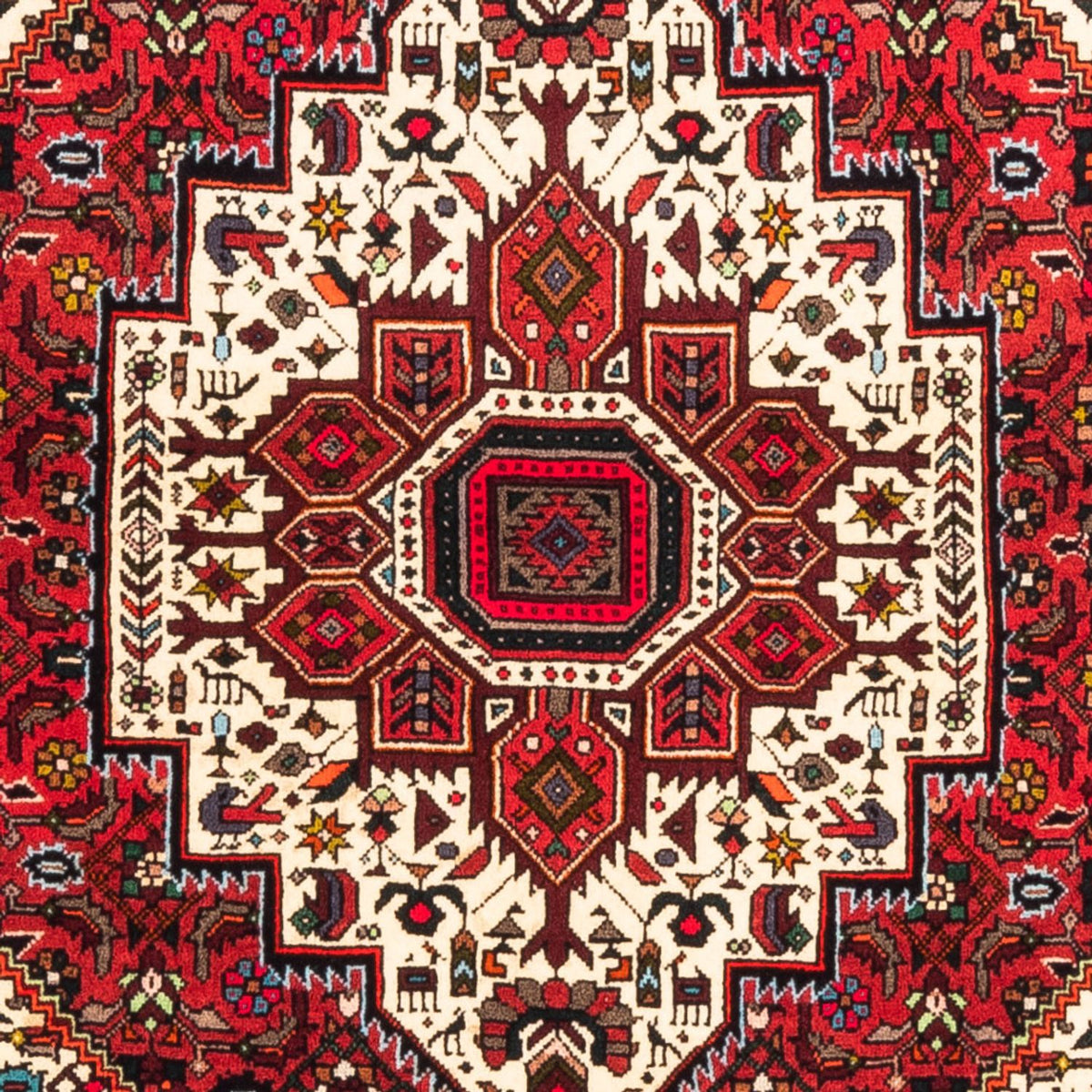 Perzisch Tapijt - Nomadisch - 158 x 109 cm - rood