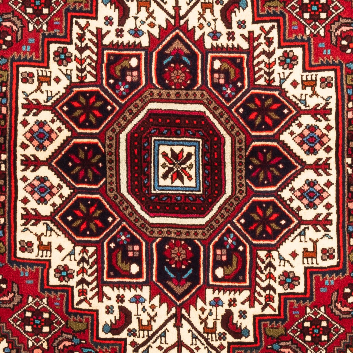 Perzisch Tapijt - Nomadisch - 156 x 107 cm - rood