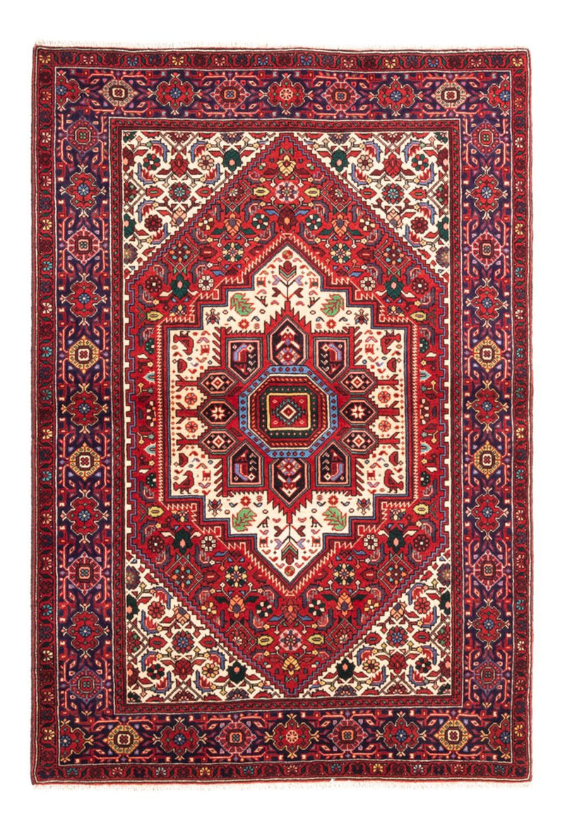 Perzisch Tapijt - Nomadisch - 144 x 110 cm - rood