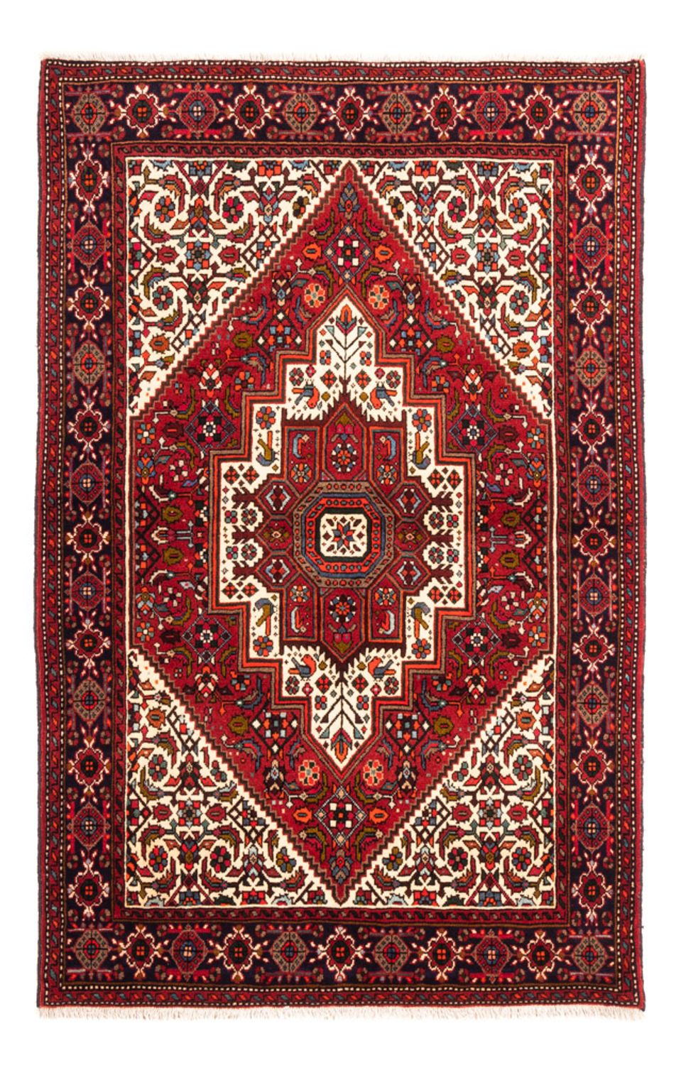 Perzisch Tapijt - Nomadisch - 156 x 108 cm - rood