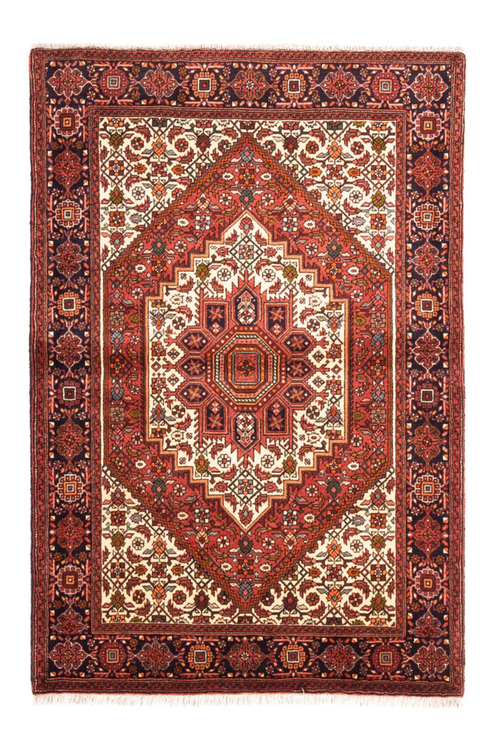 Perzisch Tapijt - Nomadisch - 158 x 110 cm - beige