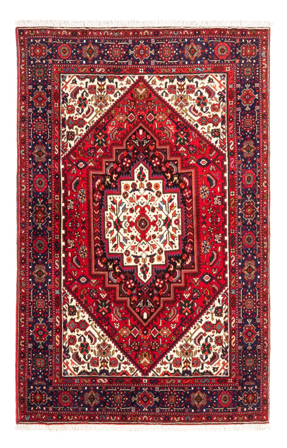 Perzisch Tapijt - Nomadisch - 150 x 98 cm - rood