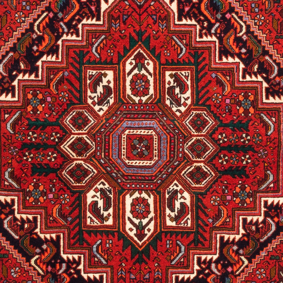 Perzisch Tapijt - Nomadisch - 143 x 104 cm - rood