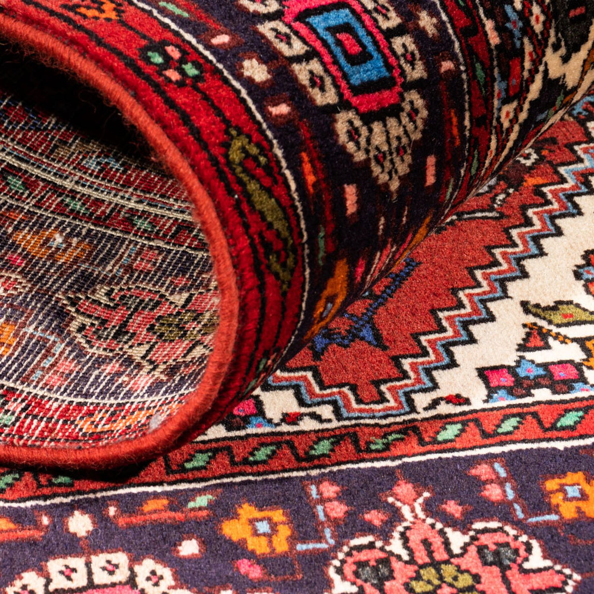 Perzisch Tapijt - Nomadisch - 148 x 100 cm - rood